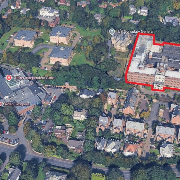 Block B, Danesfort House, 221 Stranmillis Road, Building Danesfort House - Aerial photo.jpg